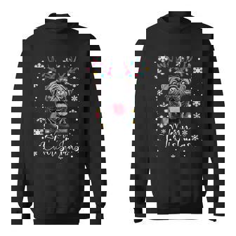 Père Noël Carlin Renne Lumineux Noël Sweater e - Cadeauxyz