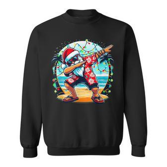 Père Noël Faisant Le Dab Drôle Lumières De Noëlur Une Sweater e - Cadeauxyz