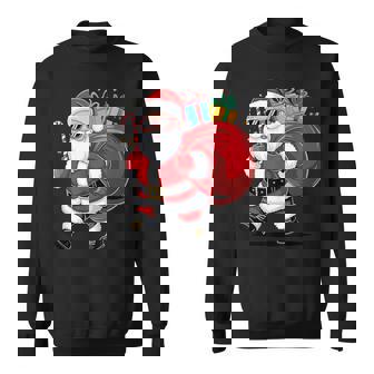 Père Noël Festif Avec Une Ambiance Cool Pour Noël Et Le Nouvel An Sweater e - Cadeauxyz