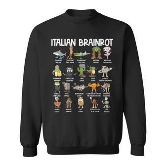 Personajes Italianos Brainrot Memes Divertidos Tendencias Camisa de entrenamiento - Regaloses