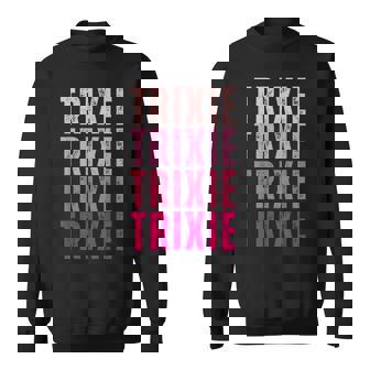 Personalized Name Trixie I Love Trixie Vintage Sweatshirt - Monsterry
