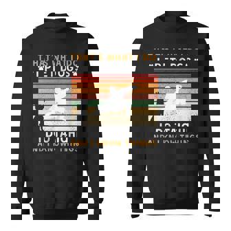 Pet Dogs Play Tai Chi Know Things Sweatshirt - Monsterry