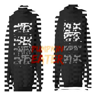Peter Pumpkin Costume Eater Halloween Sweatshirt - Monsterry
