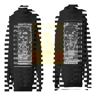 Pharmacist Skeleton Tarot Card Pharmacy Tech Medical Student Sweatshirt - Monsterry