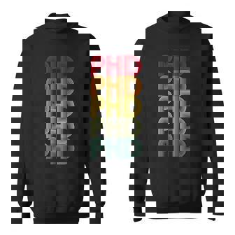 Phdレトロドクターphdスクールファニー。 スウェットシャツ - Kawaiitshirt