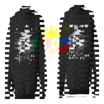 Philippines Mexico Filipino Filipina Mexipina Mexican Flag Sweatshirt - Monsterry