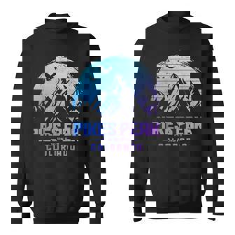 Pikes Peak Colorado Rocky Mountains Climbing Souvenirs Sweatshirt Unisex | Mazezy