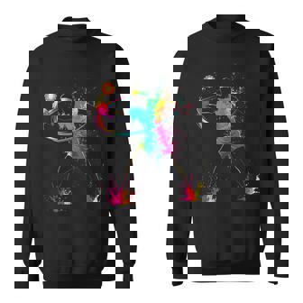 Ping Pong Multicolore Joueur Tennis De Tableport Dynamique Sweater e - Cadeauxyz