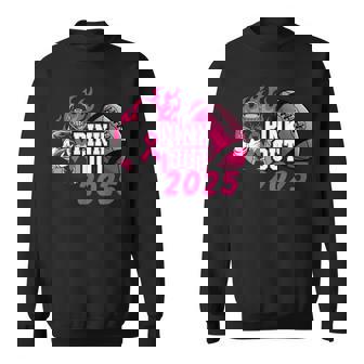 Pink Out 2025 Football Breast Cancer Awareness Support Sweatshirt - Thegiftio