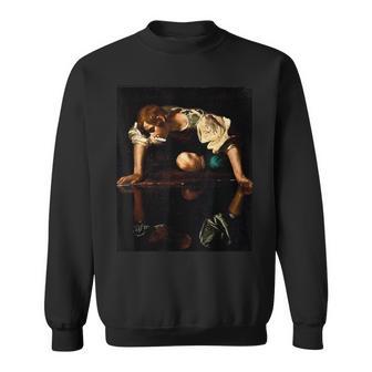 Pintura Narciso Por Caravaggio Camisa de entrenamiento - Regaloses
