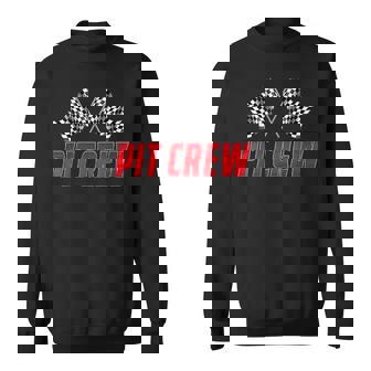 Pit Crew Birthday Family Matching Race Car Racing Party Sweatshirt | Seseable FR
