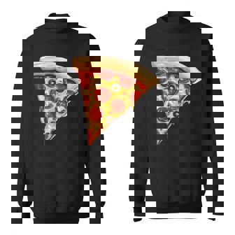 Pizza Slice Minimalist Sweatshirt - Monsterry