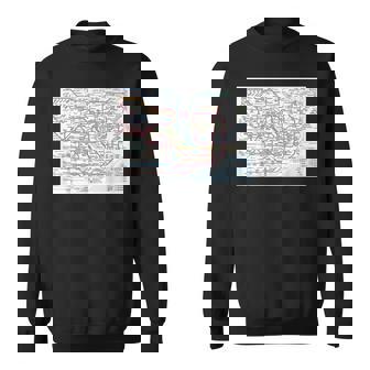 Plan Du Métro De Tokyo Japon Sweater e - Cadeauxyz