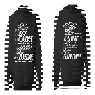 I Play Bass Clarinet Therefore I Am Awesome Clarinetist Sweatshirt Unisex | Mazezy