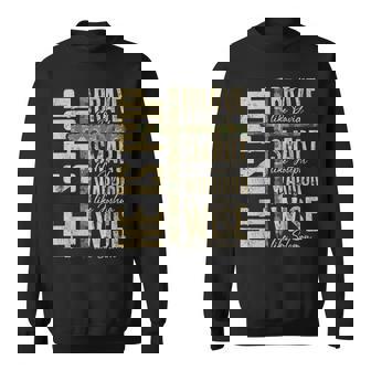 He Is Pop Camo Religious Father's Day Christian Dad Bible Sweatshirt Unisex | Mazezy