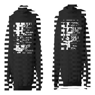 He Is Pop Christian Bible Verse Happy Fathers Day Pop Sweatshirt Unisex | Mazezy