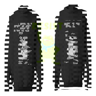 Portland Resist Frog Peaceful Resistance Frog Protest 2025 Sweatshirt | Seseable CA