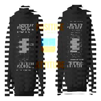 Positive Attitude Pilot Aviation Instrument Sweatshirt | Seseable UK
