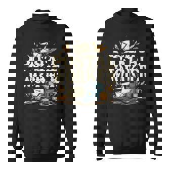 Postal Worker Delivery Serviceworld Post Day Post Office Sweatshirt | Mazezy