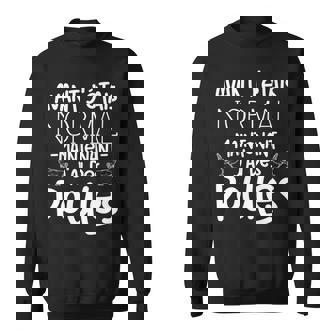 Poules Humour Jardin Avant J'étais Normal Manche Longue Sweater e - Cadeauxyz