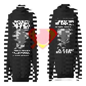 Power Table Tennis Ping Pong Player Sports Enthusiast Sweatshirt Unisex | Mazezy