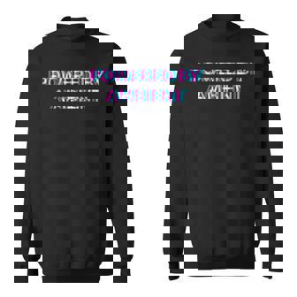 Powered By Ambient Music Festival Outfit Sweatshirt Unisex | Mazezy