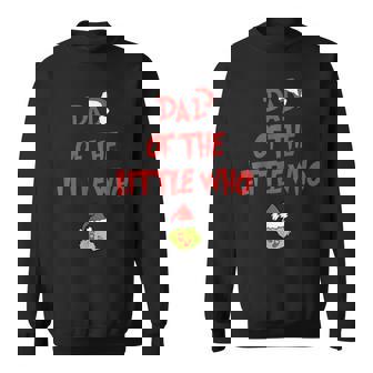 Pregnancy Announcement Dad Of The Little Who Sweatshirt - Thegiftio