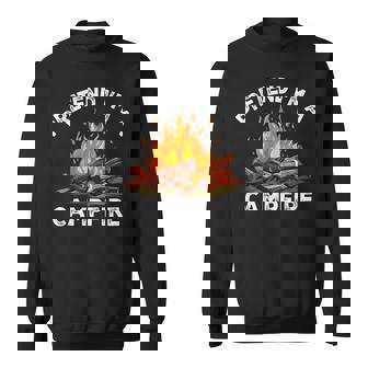 Pretend I'm Campfire Camping Holiday Halloween Costume Sweatshirt - Thegiftio