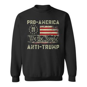 Pro-America Anti-Trump 8647 We The People Anti Trump Sweatshirt - Monsterry