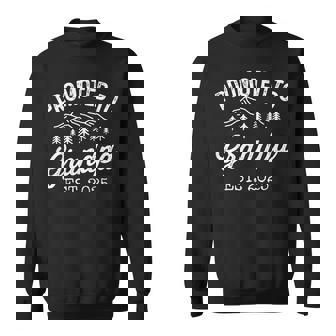 Promoted To Grandpa Est 2025 Soon To Be Grandpa Poppop Sweatshirt | Mazezy