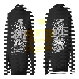 Proud Auntie Of A Class Of 2025 Graduate Senior Graduation Sweatshirt - Monsterry