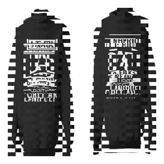 Proud Dad Awesome Clarinet Player Marching Band Sweatshirt Unisex | Mazezy