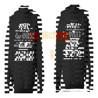 Proud Lil Brother Of A 2026 Senior Graduate Basketball Sweatshirt | Mazezy