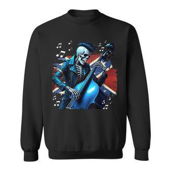 Psychobillykeleton Balanceándose En Una De Festival De Contrabajo Camisa de entrenamiento - Regaloses