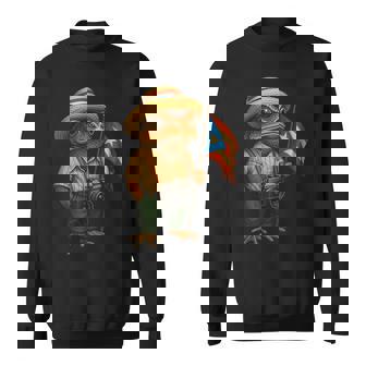 Puerto Rican Flag Coqui Frog Puerto Rico Sweatshirt | Seseable CA