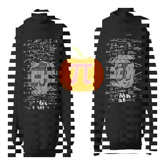 Pumpkin Pie Math Thanksgiving Halloween Pi Day Sweatshirt - Monsterry