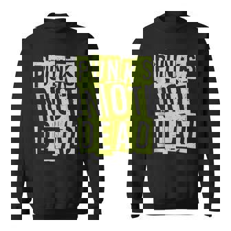 Punk's Not Dead Punk Is Not Dead Guitar Rock Hardcore Tank Top Sweatshirt Unisex | Mazezy