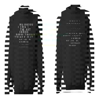 Quote By Marcus Aurelius Mindset Motivational Quotes Stoic Sweatshirt | Mazezy