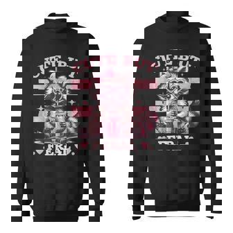 Raccoon Cute But Feral Toddler Animal Vintage Sweatshirt - Monsterry