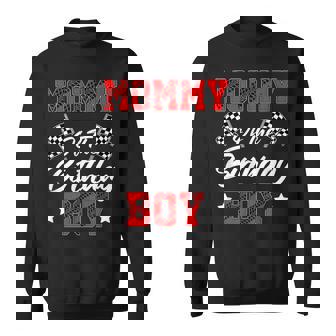 Race Car Mommy Of The Birthday Boy Racing Family Pit Crew Sweatshirt | Mazezy