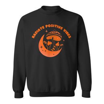 Radiate Positiveibes Champignon Magique Croissant De Lune Sweater e - Cadeauxyz