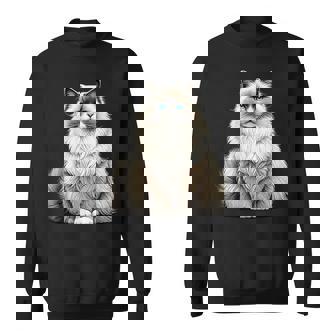 Ragdoll Cat Ragdolls Puppy Cats Sweatshirt - Monsterry