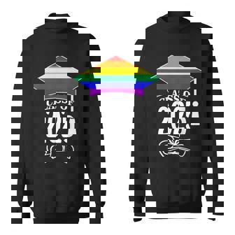 Rainbow LGBTQ Gay Pride Graduation Cap Class 2025 Diploma Sweatshirt Unisex | Mazezy