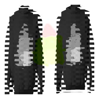 Rana Conombrero De Fresa Kawaii Cottagecore Estético Camisa de entrenamiento - Regaloses