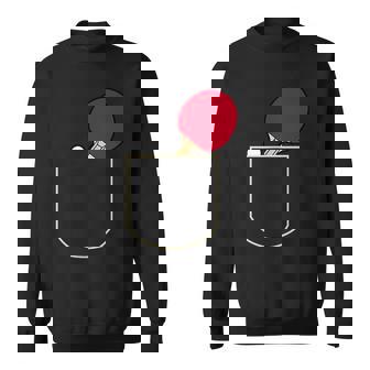 Raquette De Tennis De Table Dans La Poche Pour Joueur De Tennis De Table Sweater e - Cadeauxyz