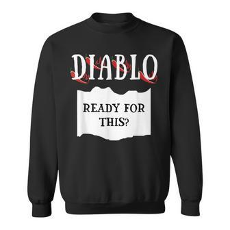 Ready For This Diablo Hot Sauce Group Costume Sweatshirt - Thegiftio UK