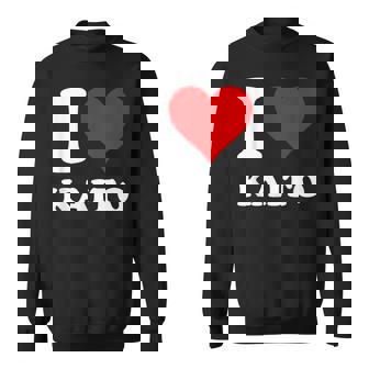 Red Heart I Love Kaito Sweatshirt - Thegiftio