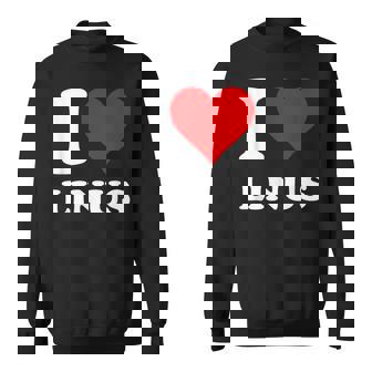 Red Heart I Love Linus Sweatshirt - Thegiftio