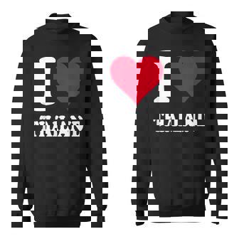 Red Heart I Love Thailand スウェットシャツ - Kawaiitshirt