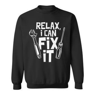 Relaxe Je Peux Le Réparer Homme À Tout Faire Bricolage Sweater e - Cadeauxyz